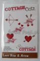 wykrojnik Cottage Cutz - love bow & arrow [cc-264]