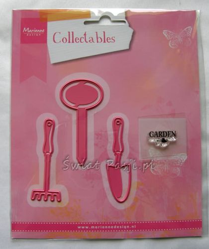 wykrojnik Marianne Design - narzędzia ogrodowe + stempel [COL1346]