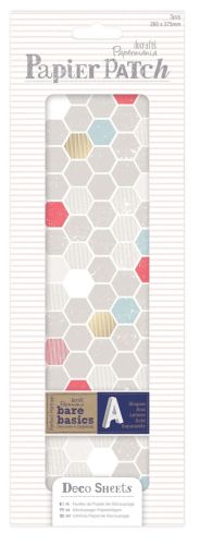 papier do decoupage - papier patch - geometric neon H [PMA169320]