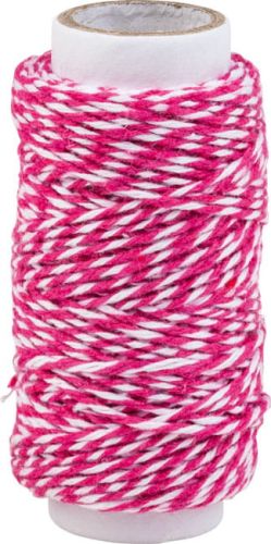 sznurek bawełniany bakers twine - różowy [62660013]