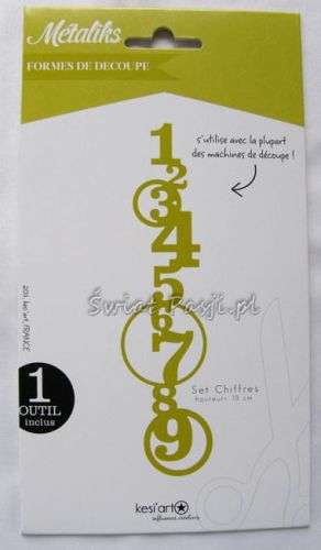 wykrojnik Metaliks - cyfry [OD-024]