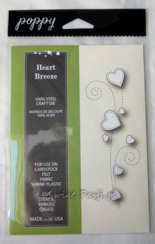 wykrojnik Poppy Stamps - heart breeze [1368]