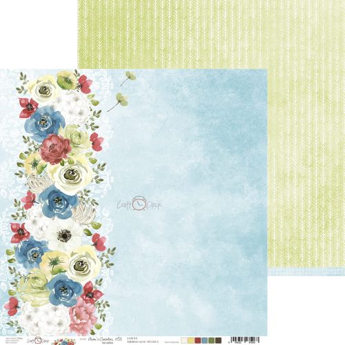 papier scrapbook Craft o'clock - mom's garden 01