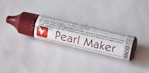 pearl maker - bordowy
