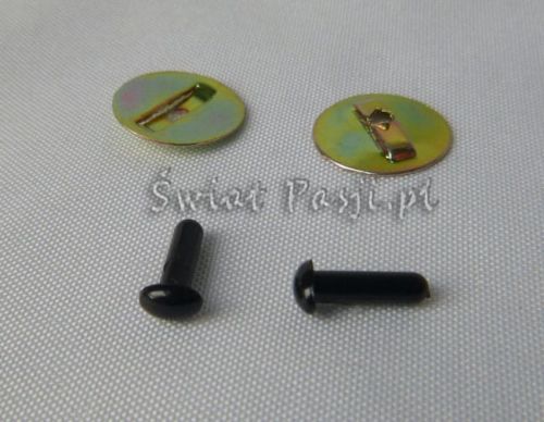 oczka (safety eyes) czarne 4 x 2,5mm