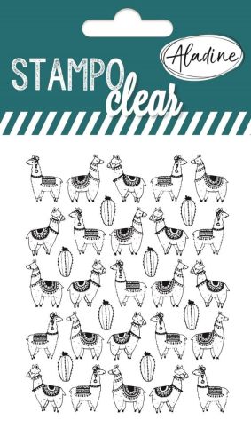 stempel silikonowy Aladine - lamy i kaktusy