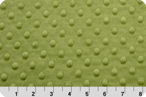 polar Minky cuddle dimple - zielony (kiwi) 50x75