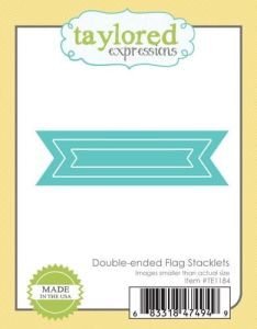 wykrojnik Taylored expressions - double-ended flag stacklets