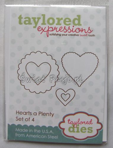 wykrojnik Taylored expressions - hearts a plenty