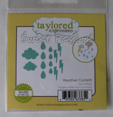 wykrojnik Taylored expressions - weather confetti [TE568]