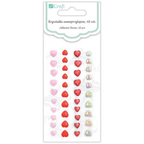 półkryształki serduszka - candy kisses 40szt