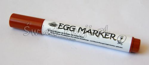egg-marker - brązowy