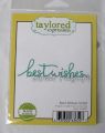 wykrojnik Taylored expressions - best wishes script