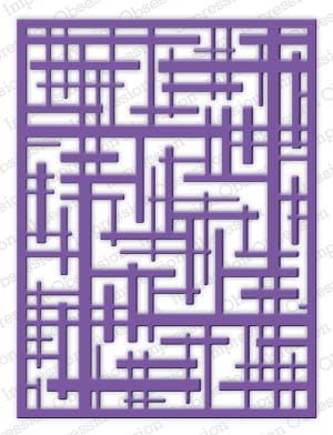 wykrojnik Impression Obsession - geometric lines background [449-YY]