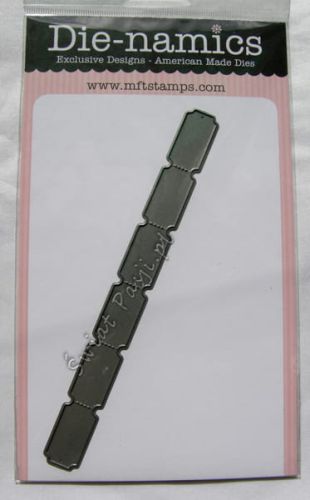 wykrojnik Die-namics - border mini bilety (Mini Ticket Brdr)