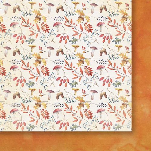 papier scrapbook Galeria Papieru - jesienne liście 02