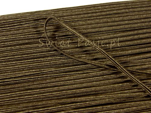 sznurek soutache PEGA - brązowy