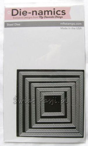 wykrojnik Die-namics - double stitched square STAX