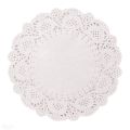 serwetki koronkowe ozdobne - białe
