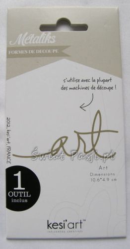wykrojnik Metaliks - napis art [OD-033]