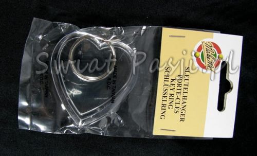 breloczek z ramką - serce