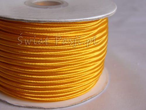 sznurek soutache chiny - jasno pomarańczowy