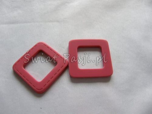 klamra plastikowa - różowa