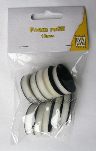 gąbeczki do aplikatora do tuszowania (blending round foam) [SIAP003]