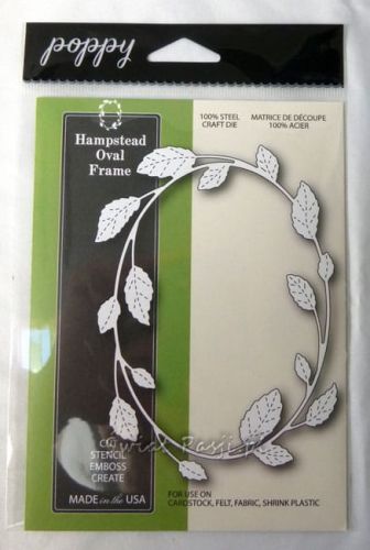 wykrojnik Poppy Stamps - hampstead oval frame [1428]