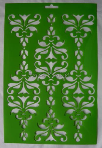płytka do embossingu - wzór ozdobny damask [0902]