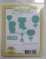 wykrojnik Taylored expressions - tag-a-long valentine