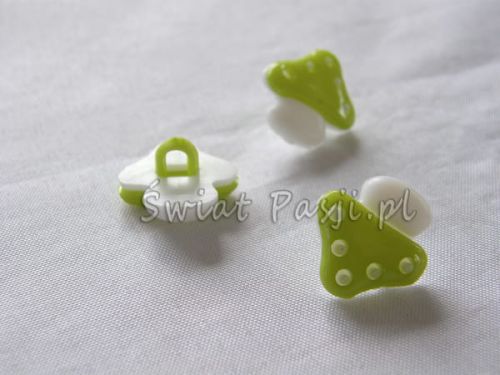 guzik muchomorek - seledynowy